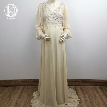 

Don&Judy Boho Pregnancy Dress Photography Props Maternity Maxi Party Evening Gown Dresses For Photo Shoot Pregnant Women Clothes
