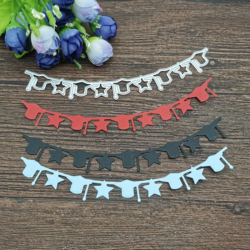 

Graduation banner Metal Cutting Dies Stencils For DIY Scrapbooking Decorative Embossing Handcraft Die Cutting Template