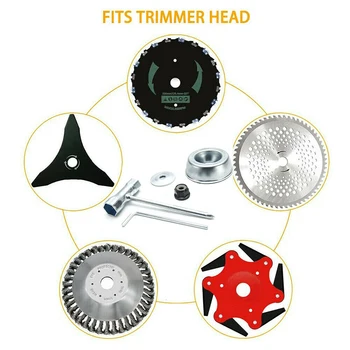

5pcs Blade Adapter Attachment Maintenance Kit for STIHL String Trimmers Brush Cutter Lawn Mower Lawn Mower Blade Adapter