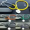 Kids Doctor Toys 9 Colors Stethoscope Pretend Play Doctors Toy Gifts Children Baby DIY Simulation Stethoscopes 3