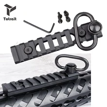 TOtrait Tactical Keymod рейка Picatinny Weaver рельсовые секции 8 слотов крепление база QD Слинг поворотный адаптер-ключ для охоты