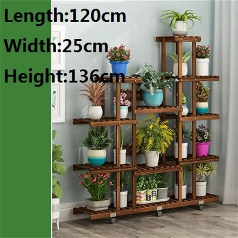 Etagere Pour Планте садовые полки для Soporte Plantas интерьер Stojak Na Kwiaty открытый стенд балкон Цветочная полка для растений - Цвет: Version C