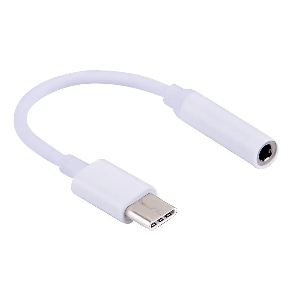 USB Type-C To 3.5mm Headphone Jack AUX Audio Cable Adapter For Samsung LG Nexus Oneplus Nokia Xiaomi Huawei Type C Smart Phones