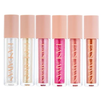 

HANDAIYAN Glitter Liquid Lipstick Shimmer Lipgloss Liquid Lipstick Set, Long Lasting Lipgloss Gift Set