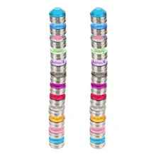 Rotuladores magnéticos coloridos para vidrio, 24 piezas, colores surtidos