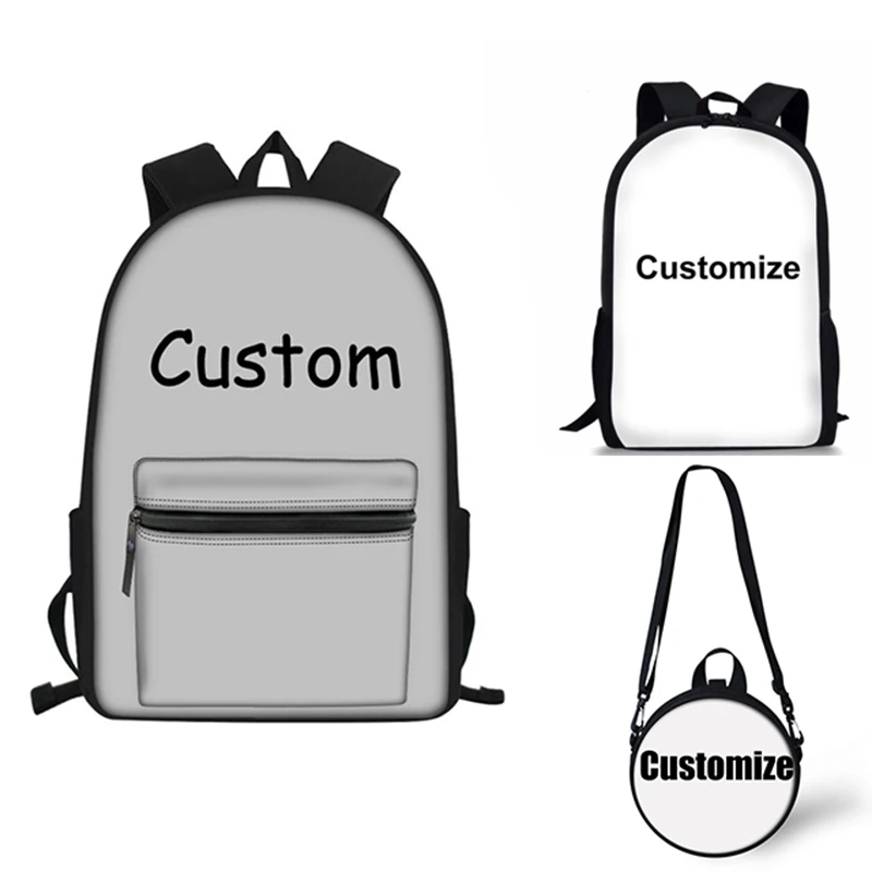 

Customized Your Image 3D Printing Backpack Children Cool School Bag Student Kids Bagpack Teenage Boys Girls Rucksack Dropship