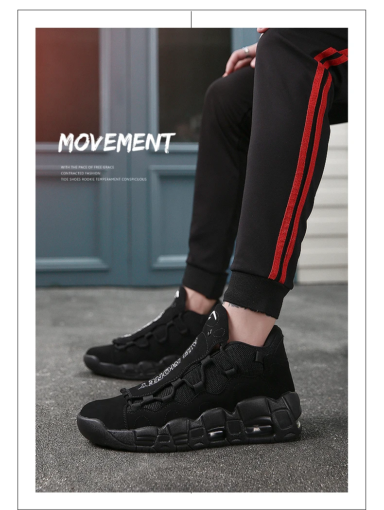 New Running Shoes for Men Breathable Leather Splicing Sneakers Air Cushion Sport Shoes Jogging Shoes sapatos masculino