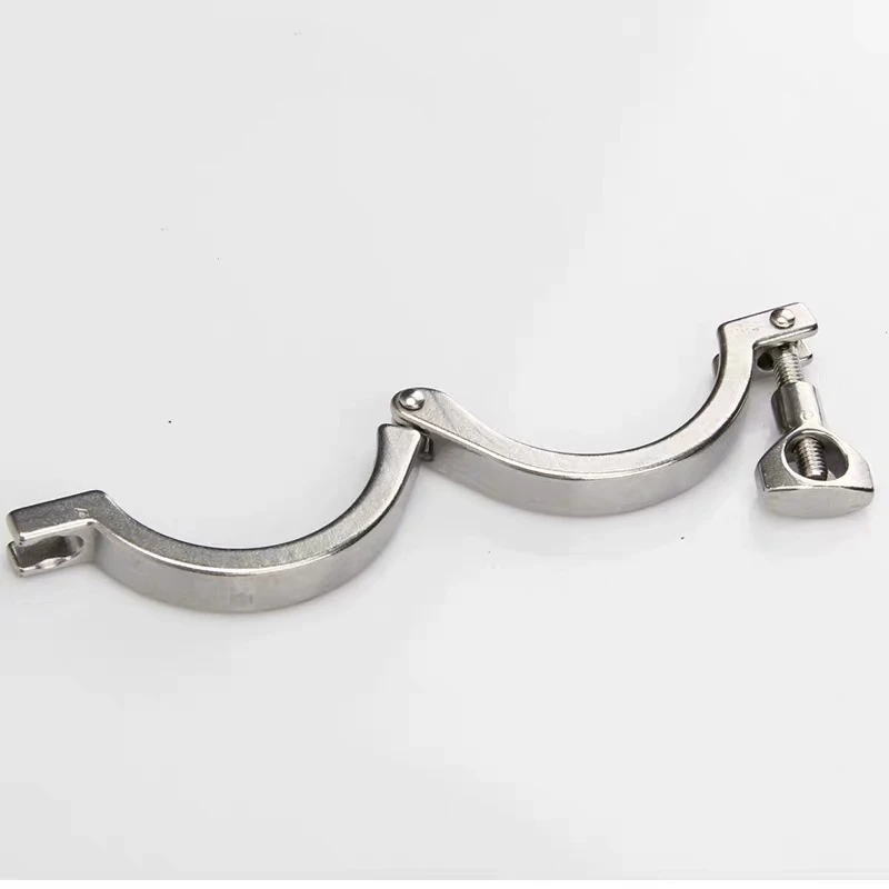 1Pcs 304 Sanitary Stainless Steel Fitting Ferrule Tri Clamp Clamps Clover For Homebrew Diary Product