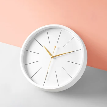 

Nordic Resin White Wall Clock Modern Living Room Large Kitchen Clock Mechanism Clocks Wall Home Decor Silent Watch Decoration