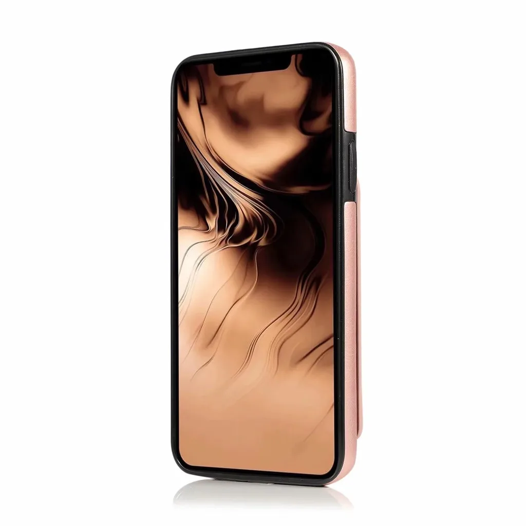 Защитный чехол-кошелек для IPhone 11 Pro 5,8 дюймов, чехол с подставкой, роскошный держатель для карт чехол