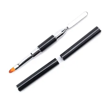 

1pc Double Ways Nail Brush Poly Gel Pen Manicure Tip Extension Acrylic Builder Accessory Polygel Rod Tool New Design