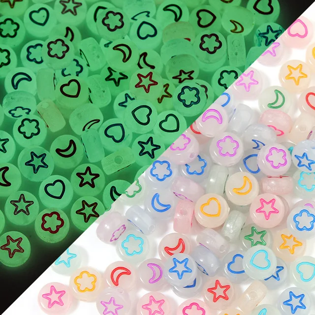 Vibrant Alphabet Acrylic Beads