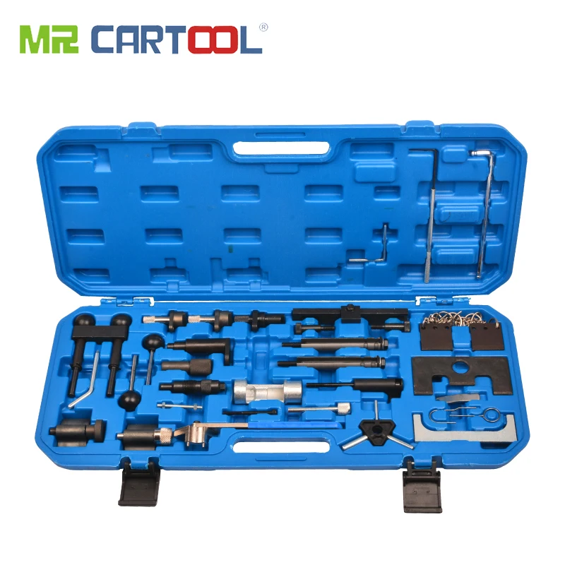  MR CARTOOL Petrol Diesel Engine Timing Belt Replacement Tool Set For VW Audi Vag Engine Timing Adju