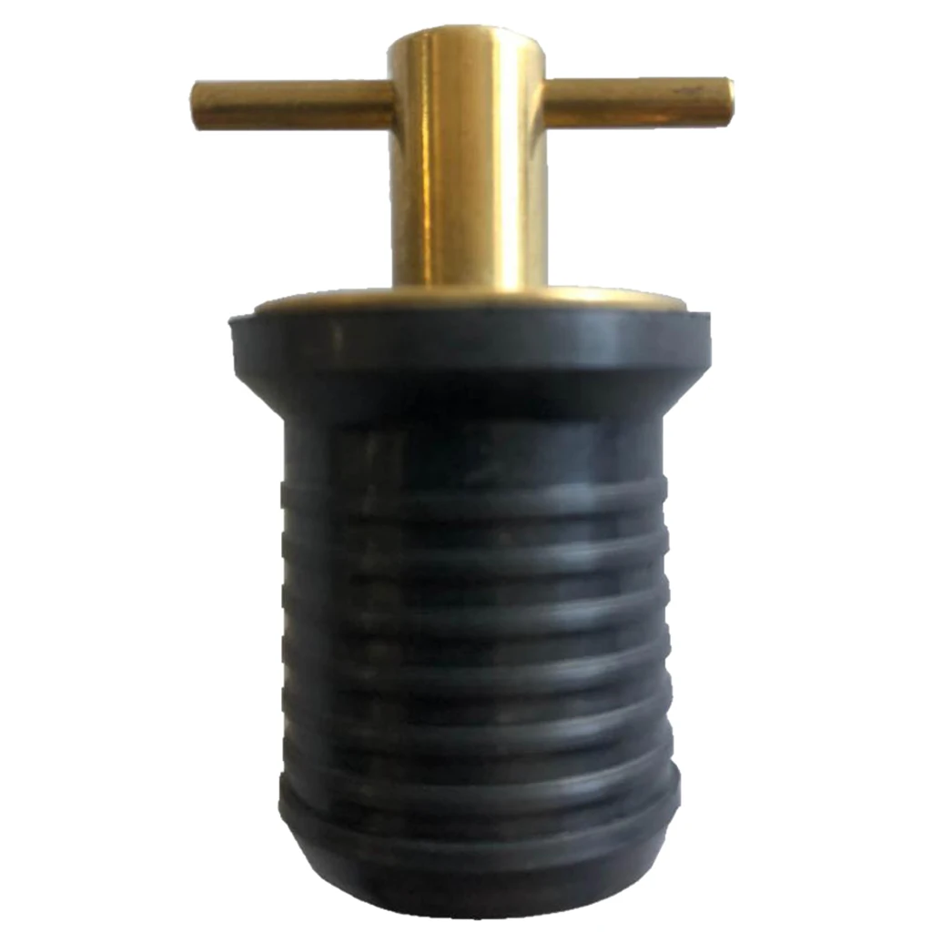 Boat Twist Handle Drain Plug Brass Twist Type Drains Marine Boat Parts Watercraft Hardware
