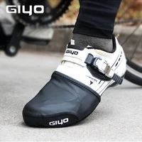 GIYO Cycling Shoes Cover Half Palm Toe Lock Windproof Bicycle Protector Boot Case Upper PU Material Sole Thick Wear-Resistant