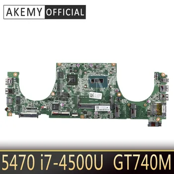 

DAJW8CMB8E1 14-5470 Laptop motherboard for Dell Vostro 5470 original mainboard I7-4500U GT740M