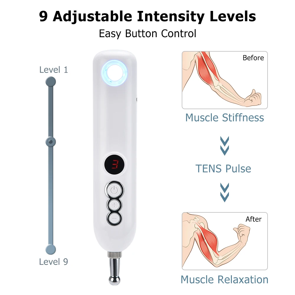 Ceny Nowa aktualizacja elektroniczna akupunktura masażer Pulse Acupoint stymulator fizykoterapia Meridian Relief elektroda pad