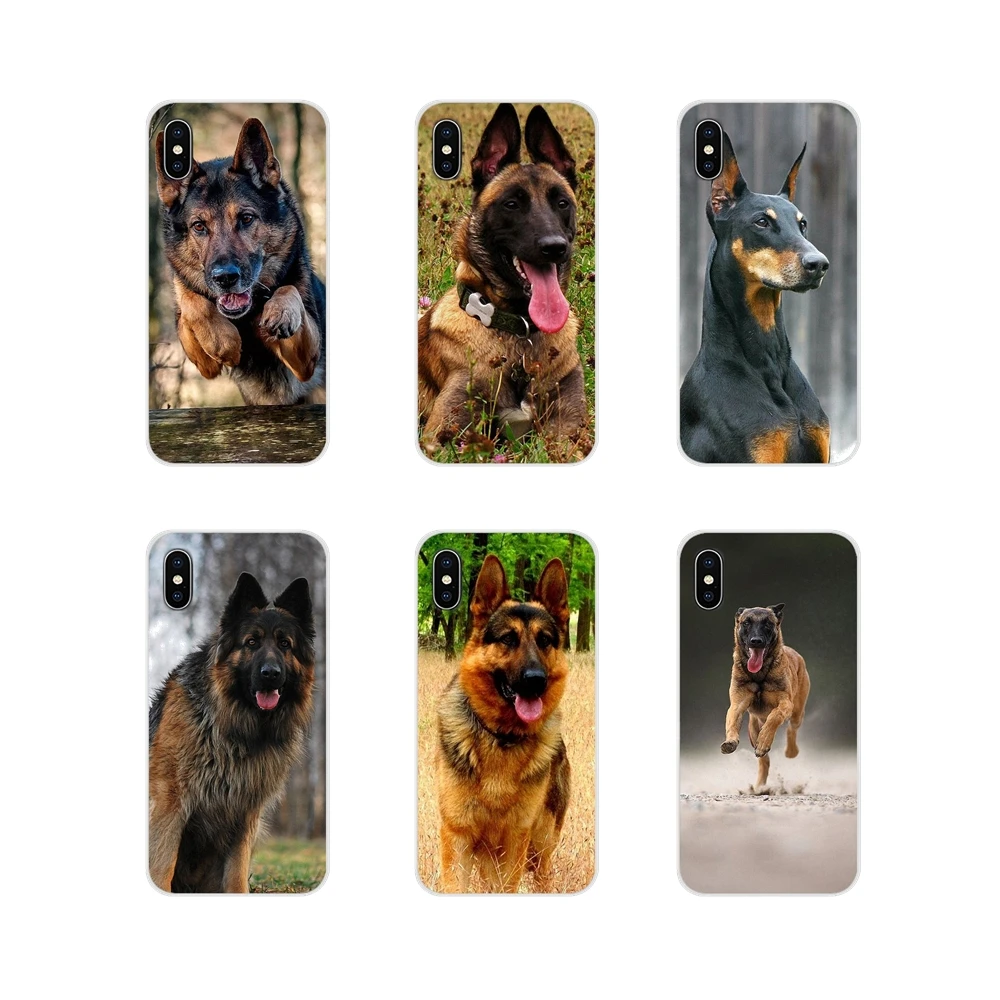 German shepherd Malinois For Xiaomi Mi4 Mi5 Mi5S Mi6 Mi A1 A2 5X 6X 8 9 Lite SE Pro Max Mix 2 3 2S Transparent TPU Case Cover | Мобильные