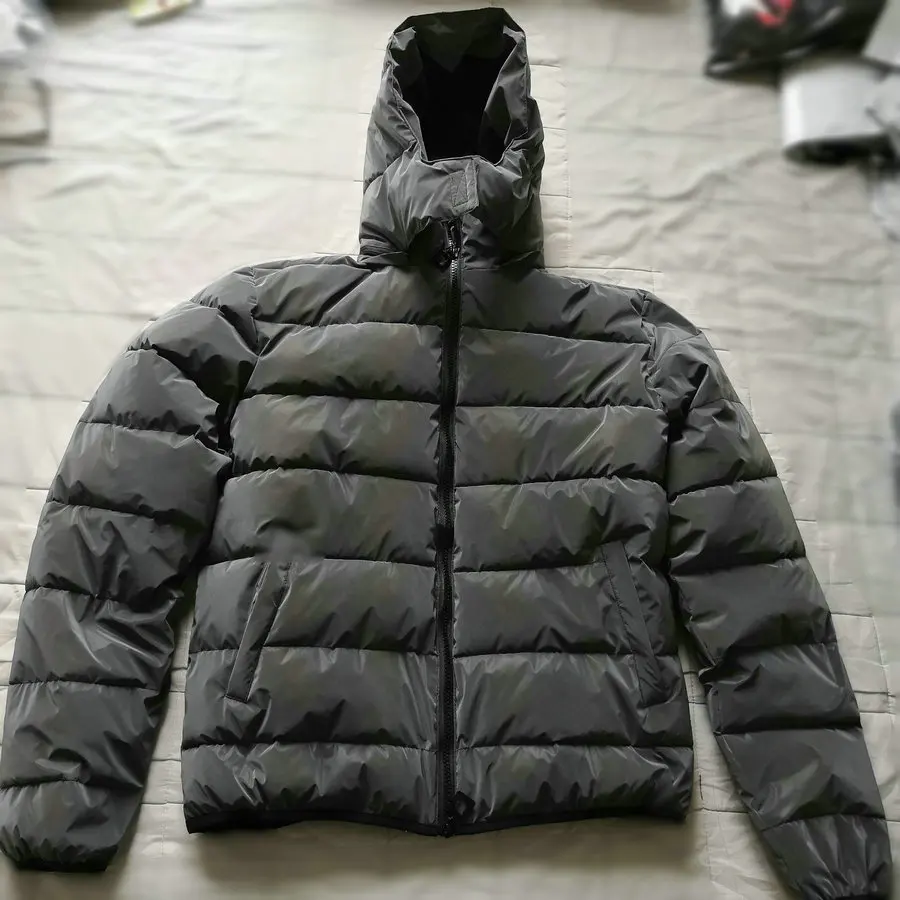 Veste d'hiver réfléchissante arc-en-ciel colorée pour femmes