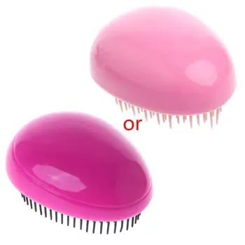 

New Egg-shaped Magic Hair Styling Salon Detangling Hair Brush Comb Tangle Tools 4XFB