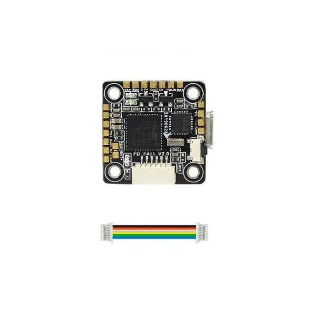 16x16mm HGLRC FD411 Flight Controller 3-6S 5V2A/BEC MPU6000-SPI OSD for FD413 Stack Emuflight FC RC FPV Racing Multirotor Drones