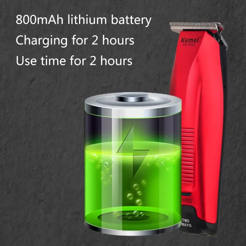  Portable Wireless Electric Hair Clipper DIY Hair Cutter Baldheaded Trimmer