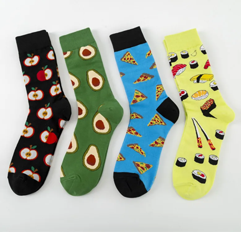 

Pattern men's and women's funny high quality socks sweat-absorbent breathable sports socks