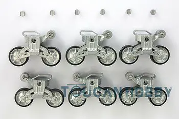 

UK Stock HengLong 3898 Metal Road Wheels for 1/16 USA M4A3 Sherman RC Tank TH00459-SMT2