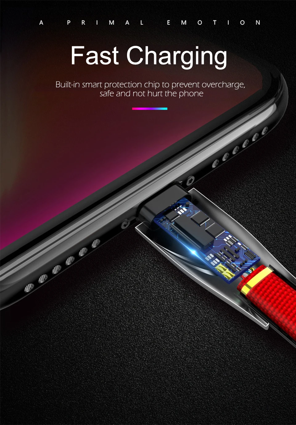 1/шт кабель для передачи данных Supercharge Android iOS type-c линии передачи данных для мобильных телефонов Быстрая зарядка 2.5A 1 м передача данных Micro USB