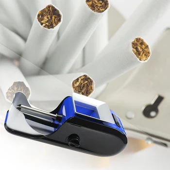 

Mini Electric Automatic Cigarette Rolling Machine Roller Tobacco Injector Maker Stainless Steel DIY Cigarette Rolling Machine