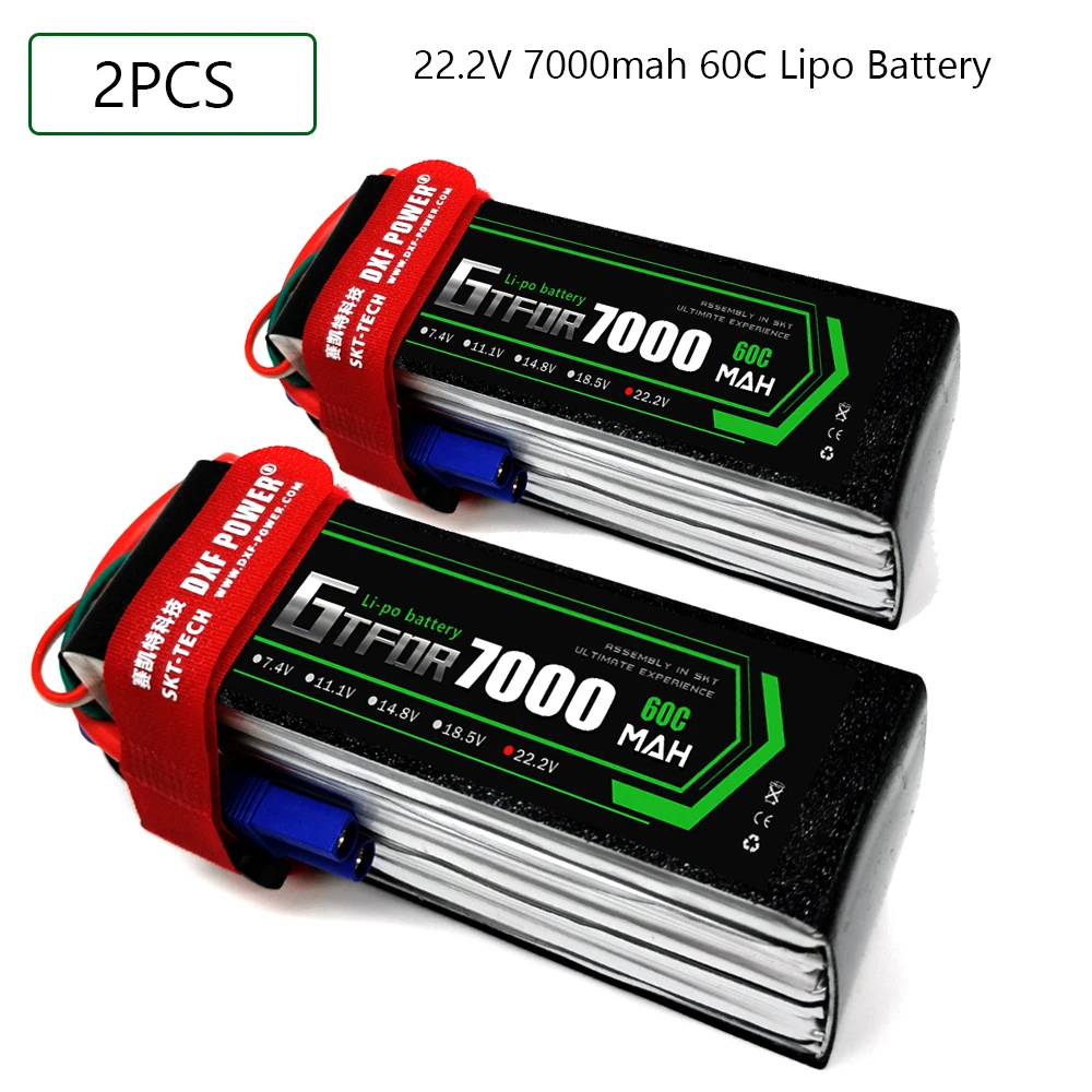 GTFDR 6S 22 2 V 7000mAh 60C 120C Lipo батарея XT90 XT60 T Deans EC5 для FPV Дрон самолеты Автомобиль Лодка
