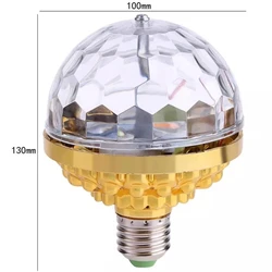 2022NEW 2022 HOT NWE Rotating Crystal Magic Ball LED Stage Light Bulb Mini Lamp for Disco Party DJ Christmas Party Effective