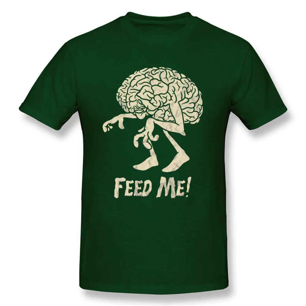 Braindead_feed_me__1258 Simple Style Summer 100% Cotton Round Neck Mens Tops Shirts T-Shirt 2018 Hot Sale Short Sleeve T Shirt Braindead_feed_me__1258 dark