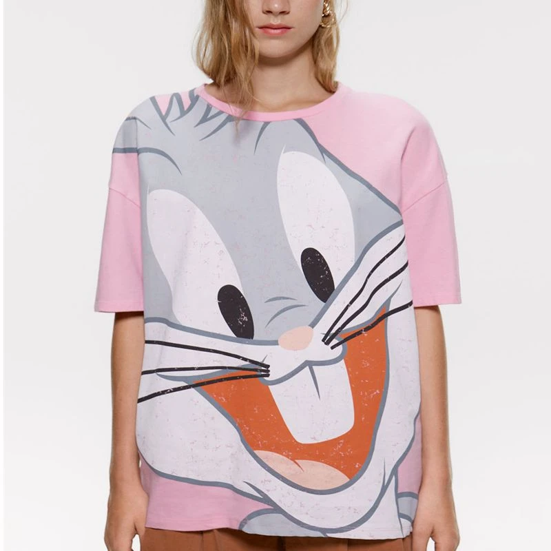 PUWD женская футболка с принтом кролика Топы