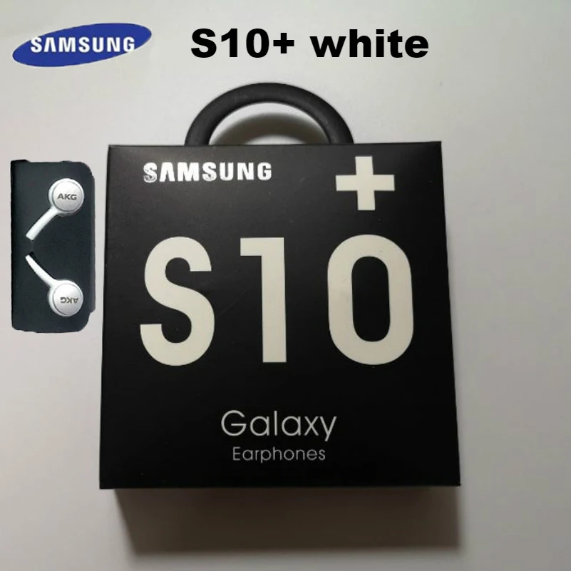 Samsung AKG Наушники EO-IG955 3,5 мм наушники-вкладыши с микрофоном Проводная гарнитура для samsung Galaxy s10 S9 S8 S7 S6 S5 huawei xiaomi смартфон - Цвет: S10 white headset