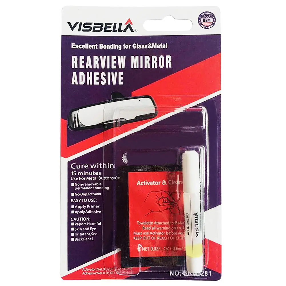 

Professional Strength Permanent Rearview Mirror Adhesive Glue