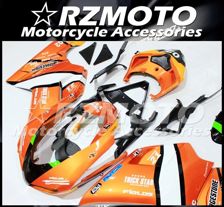 Мотоциклетный обтекатель abs подходит для DUCATI 848 1098 2007-2012 корпусные детали прессформы Магазин № 0391