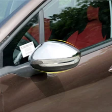 Daefar-espejo retrovisor decorativo cromado, pegatina de cubierta embellecedora para Peugeot 2008, 208, 2007-2012