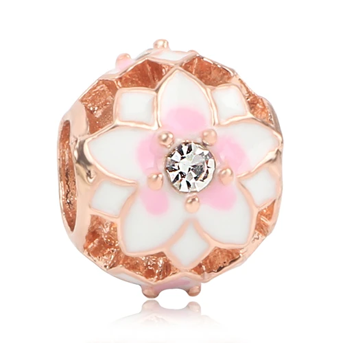 Подходит для оригинальных браслетов Pandora, сделай сам, ювелирное изделие, Daisies, ажурный Шарм, серебряный лев, воздушный шар, ракушка, бусы-носороги - Цвет: P291