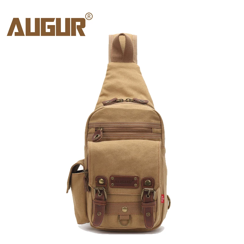 small canvas sling bag