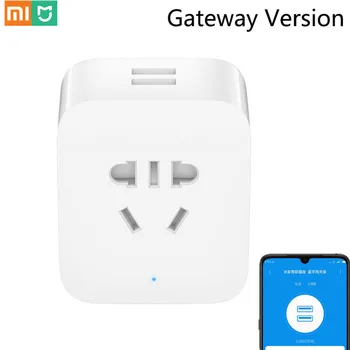 

Original Xiaomi Mijia Smart Socket Bluetooth Gateway Edition Dual USB Smart WIFI Socket Power Adapter Mijia Smart Home Device