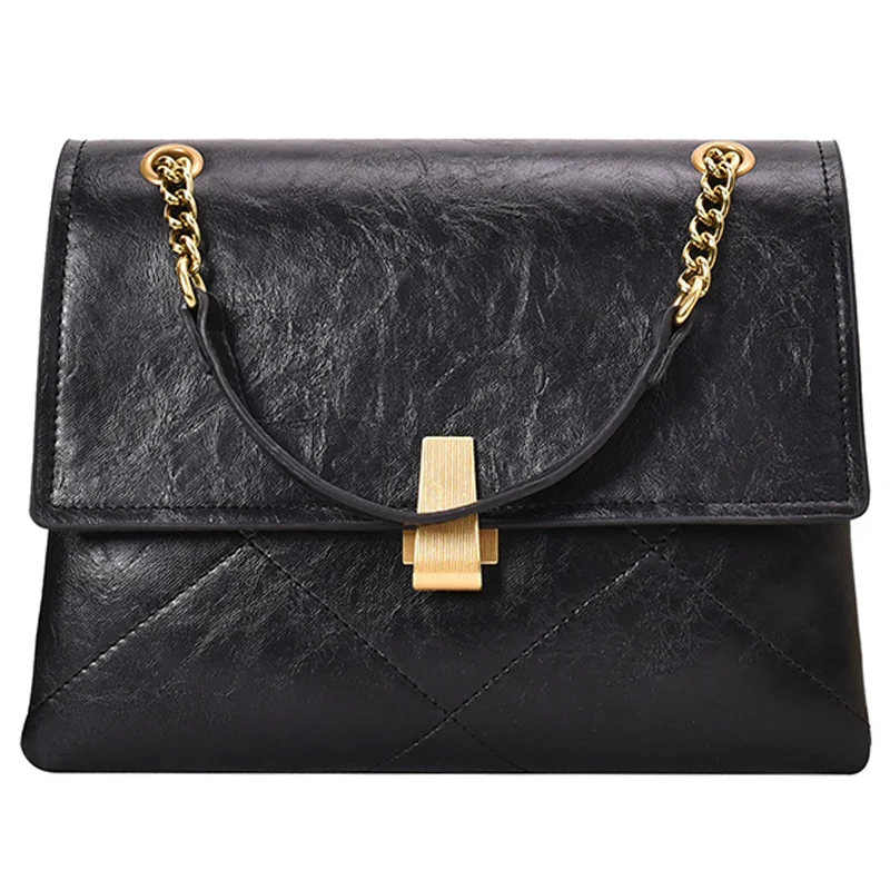 

iVog New Arrival Everyday Ladies Small Shoulder Messenger Handbag Black vuiton Fashion Chain Hand Bags for Women 2019