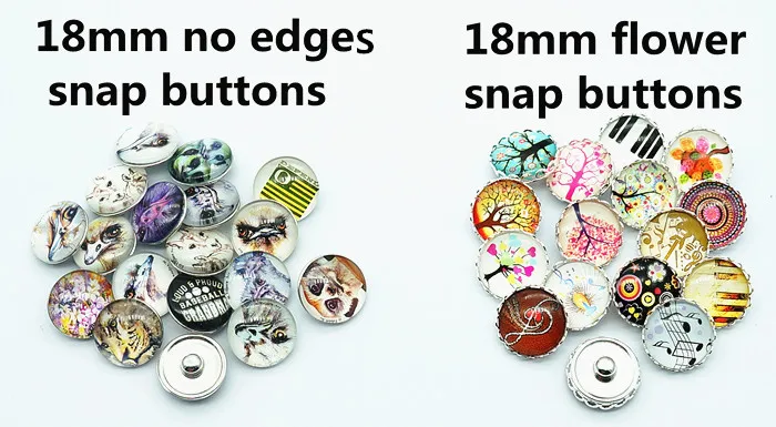 DIY custom snap buttons 12mm/18mm/20mm silver /golden snap buttons Personalized Photo for DIY necklace jewelry fashion jewelry