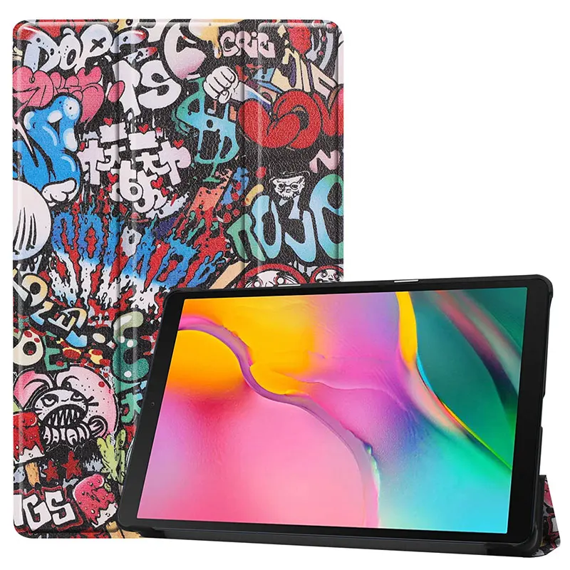 Case for Samsung Galaxy Tab A SM-T510 SM-T515 T510 T515 Tablet cover Stand Case for Tab A 10.1'' tablet case - Цвет: SM T5-T01