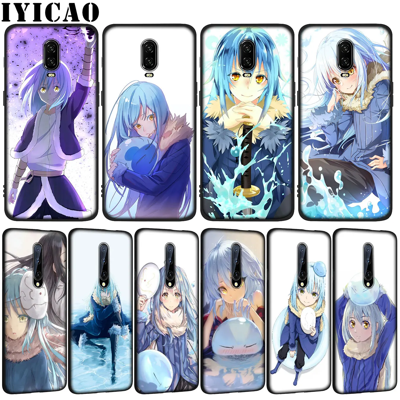 Tensei Shitara Slime Датта Кен мягкий из термопластика Черный силиконовый чехол для