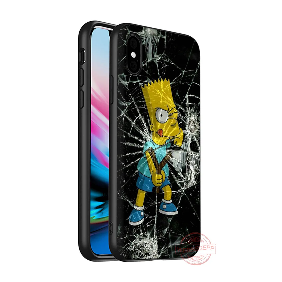 3 WEBBEDEPP Симпсон Мягкий силиконовый чехол для телефона iPhone 5 6 7 8 Plus X XS XR XS Max.11 11peo 11proMax - Цвет: 3
