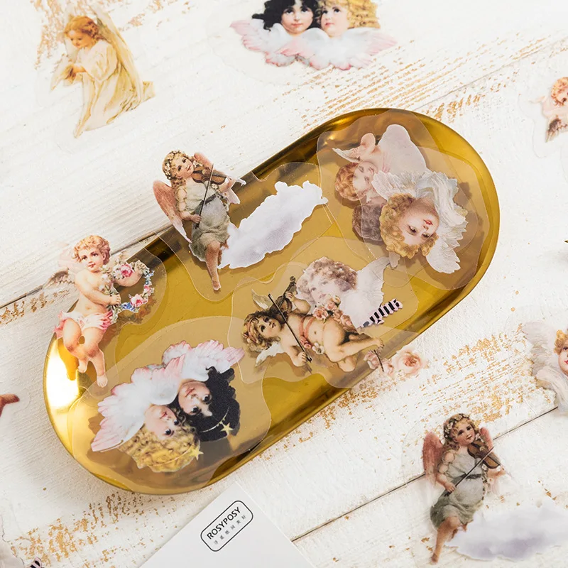 40pcs/lot Kawaii Stationery Stickers Plant flowers Diary Planner Decorative Mobile Stickers Scrapbooking DIY Craft Stickers afbeelding