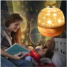 

Music Projector Night Light Universe Starry Sky Rotate LED Lamp Colorful Flashing Star Kids Baby Gift Romantic Projection Light