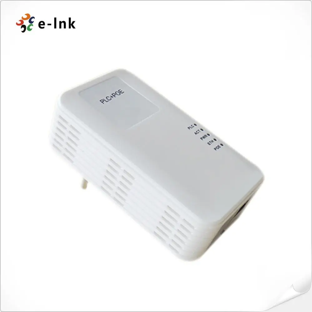 1200 м HomePlug AV Powerline адаптер с PoE Инжектор