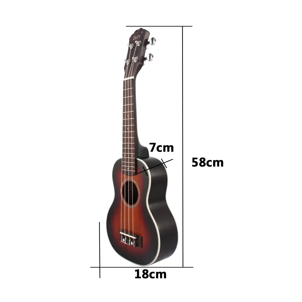 4 струны струнный инструмент 2" Ukelele Укулеле Ель тела палисандр Гриф для детей и взрослых